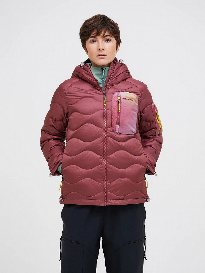 Helium AOP Utility Down Hood Women Jacket - XS